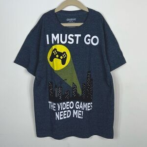 Gilban “I Must Go… the Video Games Need Me” Boy’s Graphic T-Shirt